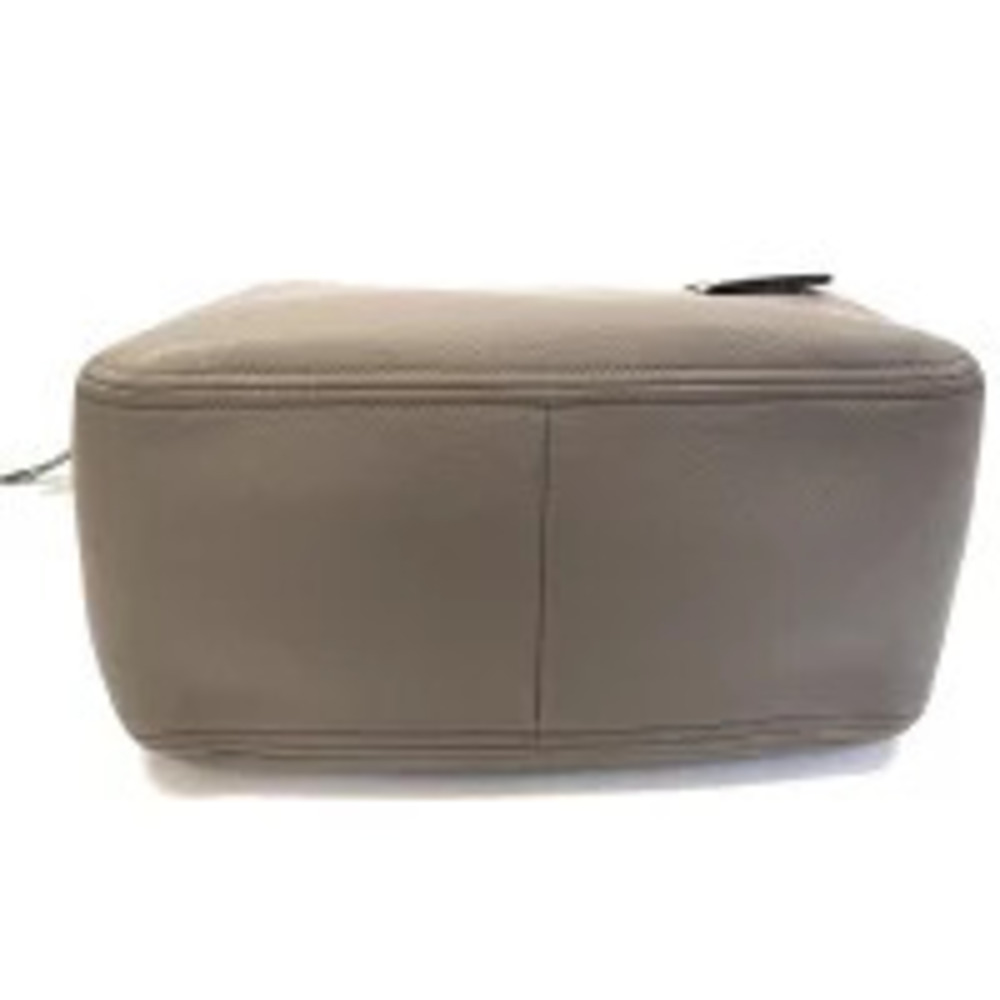 Prada Handbag Shoulder Bag Leather ARGILLA Gray - Picture 6 of 9